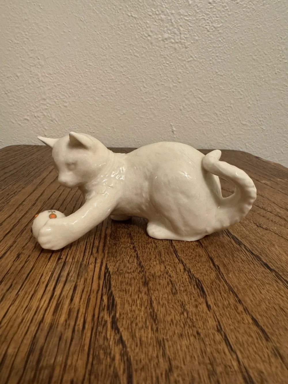 Vintage Lenox China Jewels Collection Cat Kitten Playing with Jeweled Ball